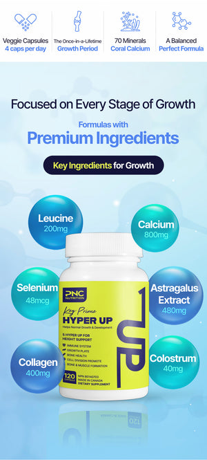 
                  
                    PNC Key Prime Hyper Up - Multinutrient Support for Children, 120 Capsules
                  
                
