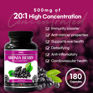 
                  
                    PNC Aronia Berry - 20x Concentrated Antioxidant Support, 180 Capsules
                  
                