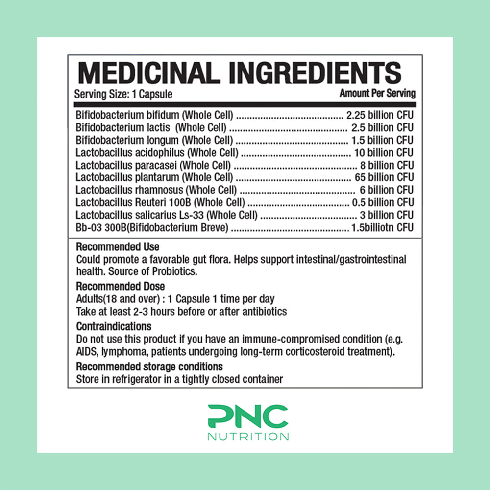 
                  
                    PNC 100 Billion Probiotics - Digestive & Gut Health Support , 45 Capsules
                  
                