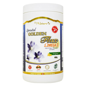 
                  
                    Sprouted Golden Flax Omega 3 | 400g - PNC Pure Natures Canada
                  
                