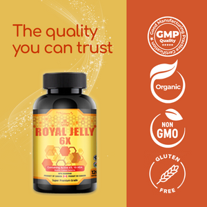 
                  
                    Royal Jelly | 6x | Double Coated Gelatine
                  
                