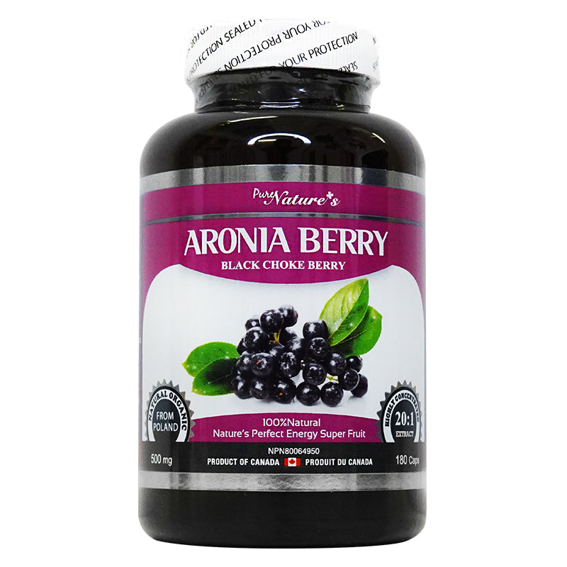 Aronia Berry | x20 | 500mg - PNC Pure Natures Canada