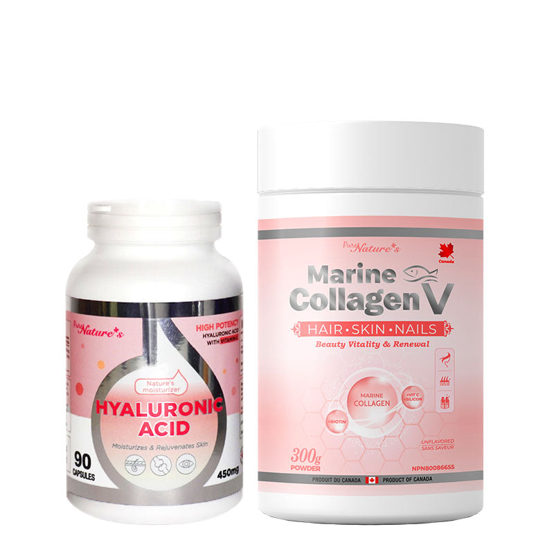 Marine Collagen V Powder + Hyaluronic Acid [HEALTHY BEAUTY] - PNC Pure Natures Canada