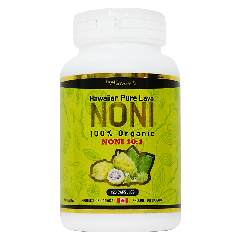 Hawaiian Pure Lava Noni | x10 | 500mg - PNC Pure Natures Canada