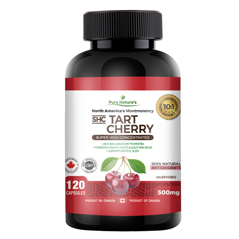 Tart Cherry | x10 | 500mg - PNC Pure Natures Canada